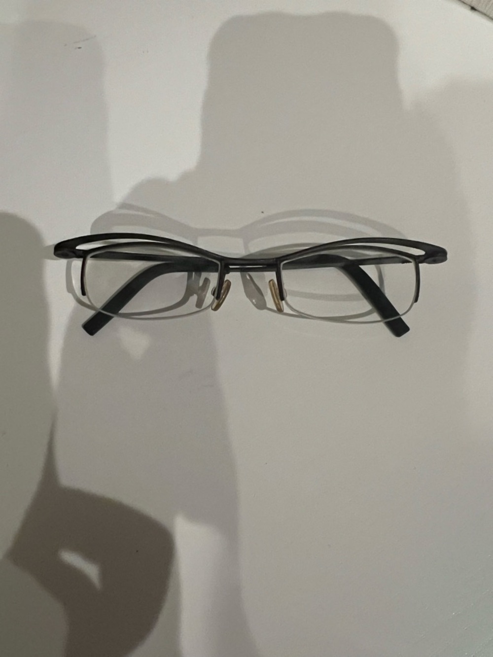 Authentic Theo Diseree Teal BrownSpring Modern Frames Eyeglasses Made in Belgium